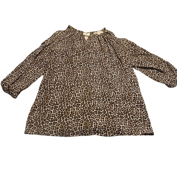 MICHAEL KORS (NWOT) COLD SHOULDER TOP, WITH CHAIN SIZE L - Picture 7 of 12